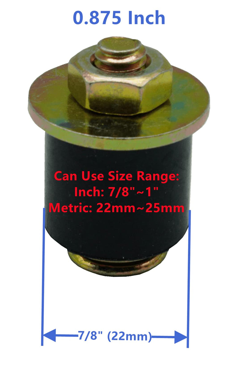 [Australia - AusPower] - Dsnaduo 4 PCS Neoprene Expansion Plug 7/8 inch to 1 inch ( 22mm - 25mm) Automotive Freeze Plug 