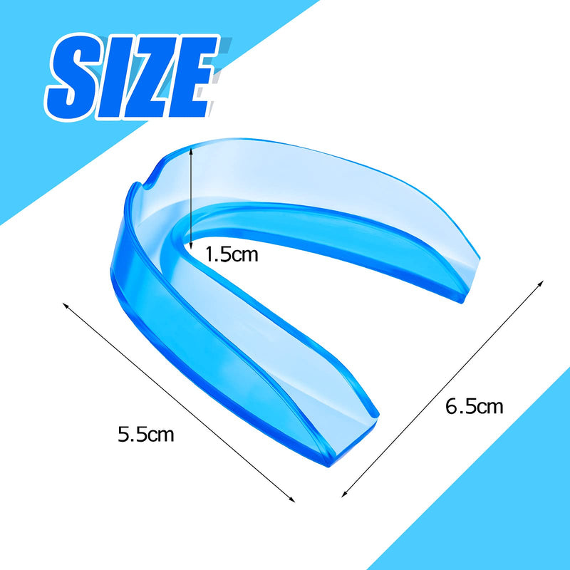 [Australia - AusPower] - 20 Pieces Sports Mouth Guards Mouth Protection Athletic Mouth Guard for Kids and Adults (Blue) Blue 