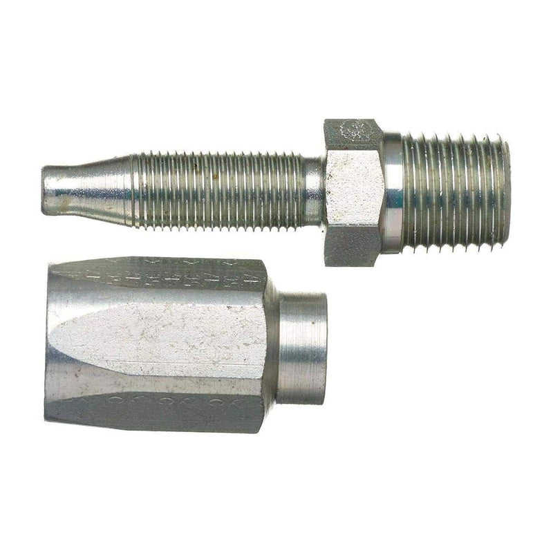 [Australia - AusPower] - Gates 8C5-8RMP Field Attachable for C5C, C5D and C5M Hose, Male Pipe NPTF, 30 Cone Seat, Steel, 13/32" ID 