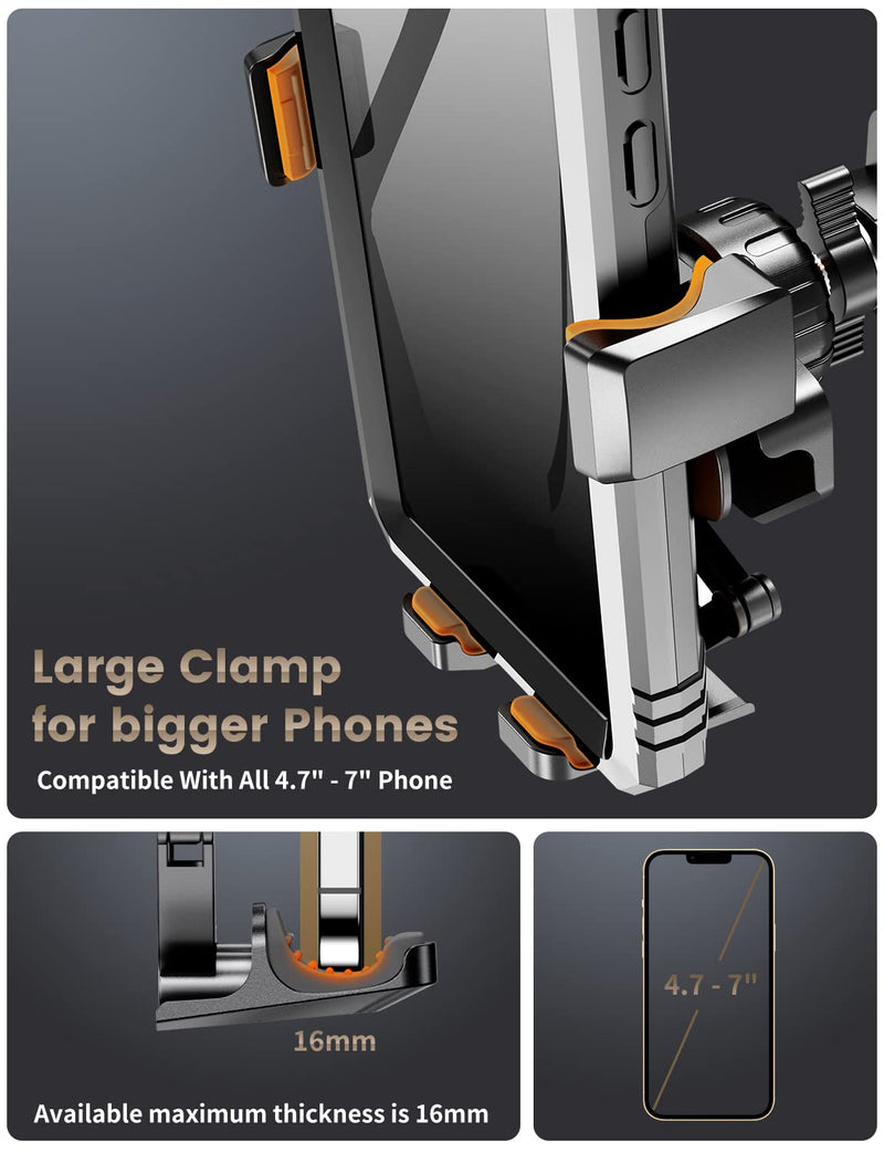 [Australia - AusPower] - Auto Lock Phone Mount for Car, eSamcore 3 in 1 Gravity Car Phone Holder Mount for Dashboard Windshield Air Vent Auto Clamping Cell Phone Car Mount for iPhone Samsung Galaxy Smartphone 