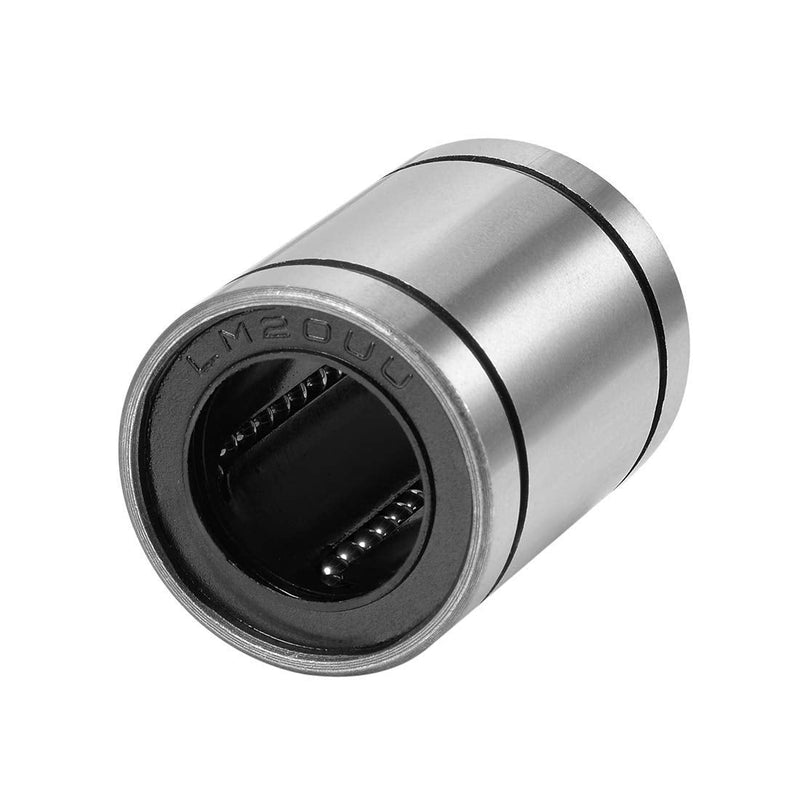 [Australia - AusPower] - RANIT 10Pcs LM20UU Double Side Rubber Seal Linear Ball Bearing for CNC Machine 3D Printer,20mm Bore 32mm OD 42mm Length 10 