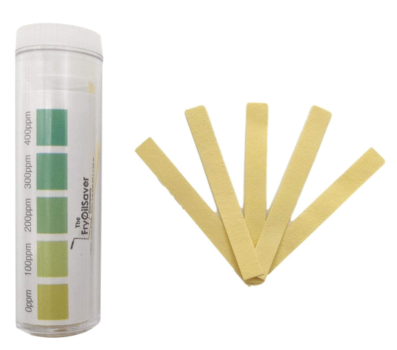 [Australia - AusPower] - FryOilSaver Co, Restaurant Sanitizer Test Kit, Quat Sanitizer Strips and Chlorine Strip Testing Kit, 0-200ppm Quat Strips and 0-400ppm Chlorine Strips, 2 x Vial of 100 Strips 