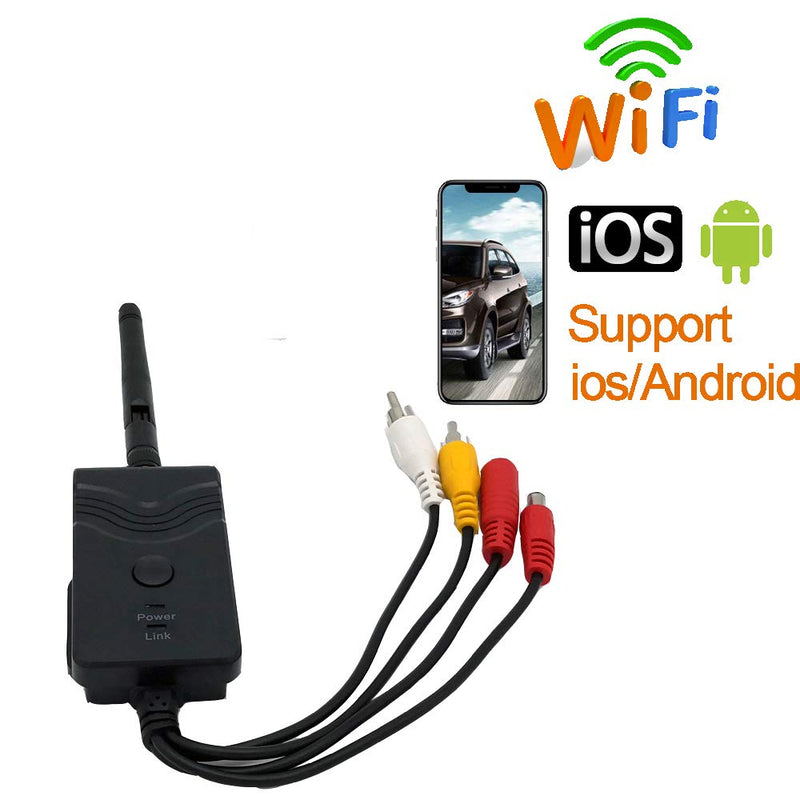 [Australia - AusPower] - Fumei Car Backup Camera Realtime Video WiFi Transmitter for iPhone iPad Andriod Phone and Pad (Black) 