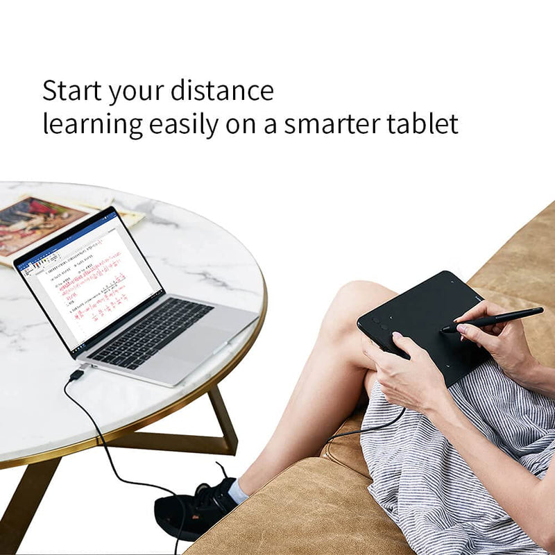 [Australia - AusPower] - XP-PEN Deco mini7W Wireless Graphics Drawing Tablet 7X 4.37 Inches Drawing Tablet with 8192 Levels Pressure Battery-Free Stylus and 8 Shortcuts Key for Digital Drawing Online Teaching Art Creation Medium 