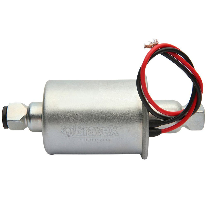 [Australia - AusPower] - Bravex E8012S Universal Electric Fuel Pump Low Pressure 5-9 PSI 12V w/Installation Kit E8012S(5-9 PSI) 