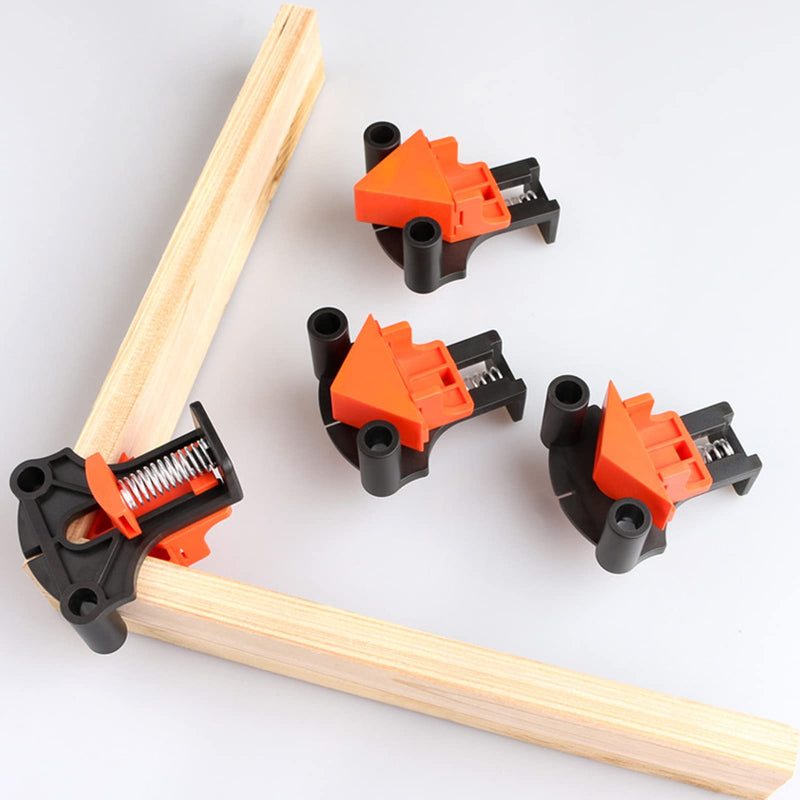 [Australia - AusPower] - 60/90/120 Degree Corner Clamp,Pro Carson Clamps for Woodworking,Adjustable Single Handle Spring Loaded Right Angle Clamp,Tool Gift for Men Father Carpenter, Welding, Drilling, Cabinets, Photo Framing 