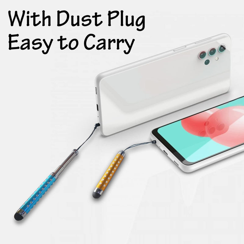 [Australia - AusPower] - IC ICLOVER 10pcs Bling Retractable Stylus Pens for iPhone 13/12/11/PRO/Pro Max/X/XS MAX, iPad, iPod, Samsung, Android Phone, Kindle, Tablet PC, Compatible with All Device with Capacitive Touch Screen 