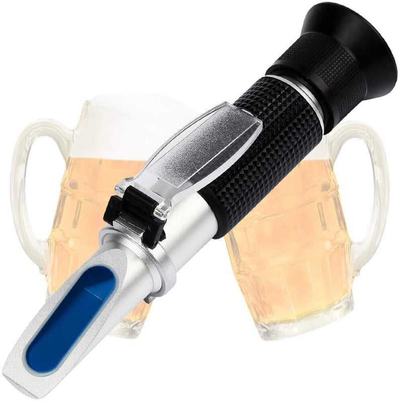 [Australia - AusPower] - Anpro Brix Refractometer with ATC, ATC Digital Handheld Refractometer for Wine Making and Beer Brewing, Dual Scale-Specific Gravity 1.000-1.130 and Brix 0-32%, Homebrew Kit 