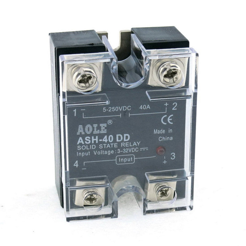 [Australia - AusPower] - WerFamily SSR Solid State Relay SSR-40DD DC-DC 3-32V DC / 5-250V DC / 40A DC to DC 