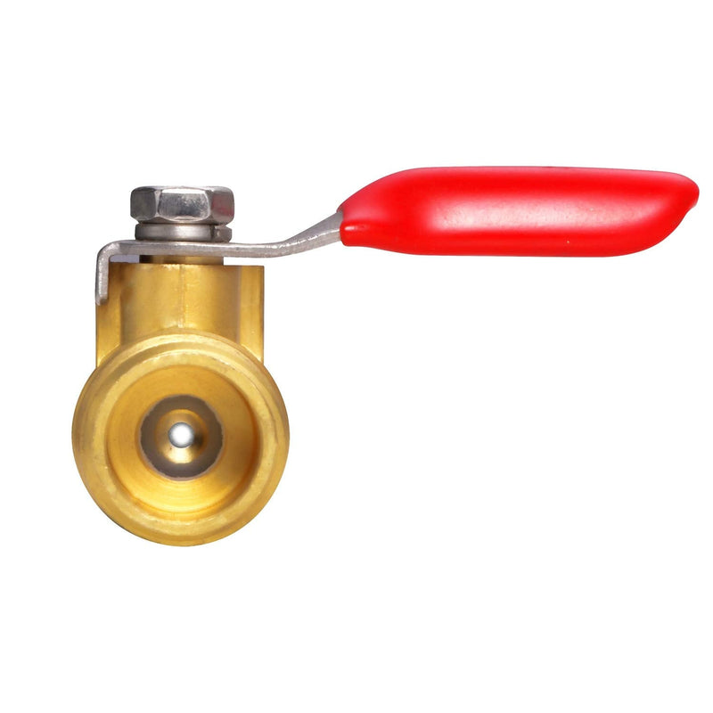 [Australia - AusPower] - Litorange 2 PCS Brass Water Mini Ball Valve Shut Off Switch, 3/8" NPT Male Thread x 3/8 INCH Hose Barb Pipe Tubing Fitting Coupler, 180 Degree Operation Handle 2PCS 3/8"Male x 3/8"Hose ID 