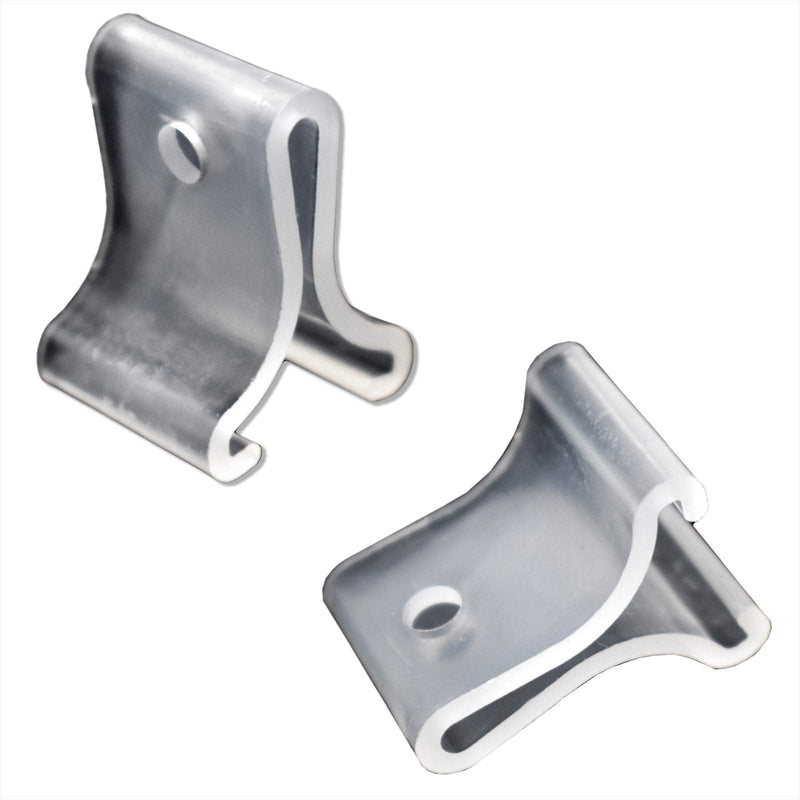 [Australia - AusPower] - Plastic Drop Ceiling Grid Clips with 3/16" Diameter Hole, Snap On Ceiling Sign Hangers, 30 Pack 