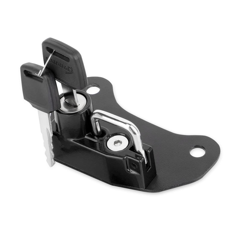 [Australia - AusPower] - Motorcycle Helmet Lock Anti-Theft Helmet Security Lock with Keys for Indian Scout/Sixty 2015-2018-Black Standard Lock Black 