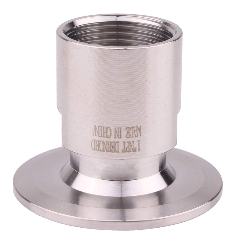 [Australia - AusPower] - DERNORD 2'' Tri clamp Adapter to 1 inch FNPT Thread Ferrule Sanitary Pipe Fitting 1''FNPT（2'' Tri clamp Type） 