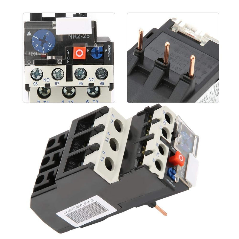 [Australia - AusPower] - Thermal Overload Relay, CPN BR2-25 7A-10A Electric Thermal Overload Relay 7A-10A Electric Adjustable Motor Protection Thermal Overload Relay 