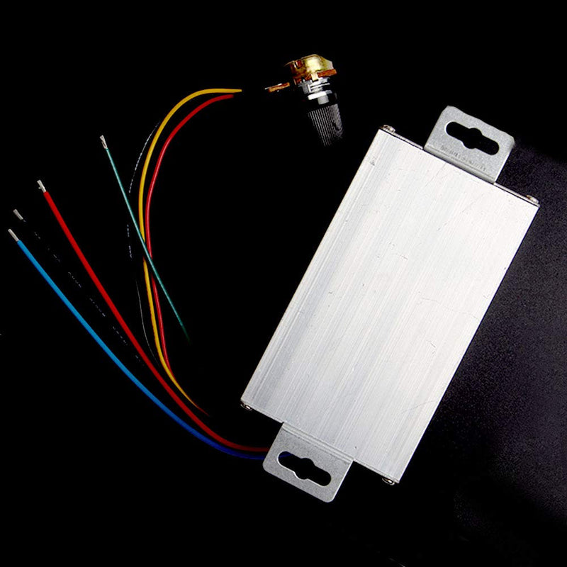 [Australia - AusPower] - Wixine 1Pcs 12V 24V Max 20A PWM DC Motor Stepless Variable Speed Control Controller Switch 