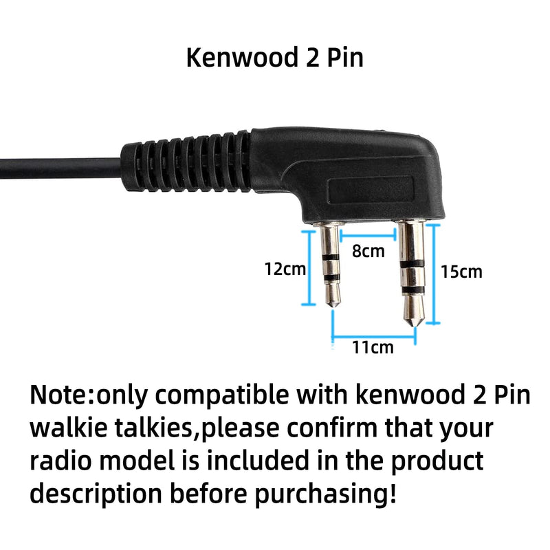 [Australia - AusPower] - Retevis Two Way Radio Earpiece with Mic Noise Cancelling Headset for Retevis H-777 RT21 RT22 RT68 Baofeng UV-5R UV-82 BF-F8HP Walkie Talkies (1 Pack) 
