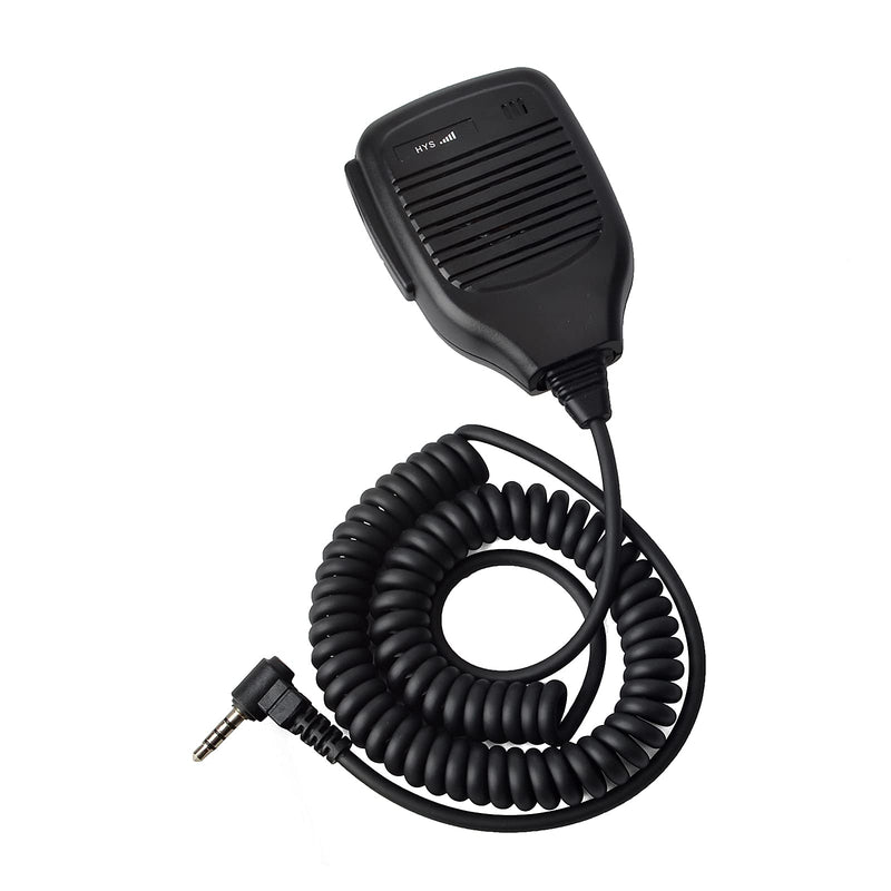 [Australia - AusPower] - HYS Compact Speaker Mic with Reinforced Cable 1 Pin Handheld Shoulder Remote Speaker Microphone with PTT for BF-UV3R BF-T1 Walkie Talkie Two Way Radio 