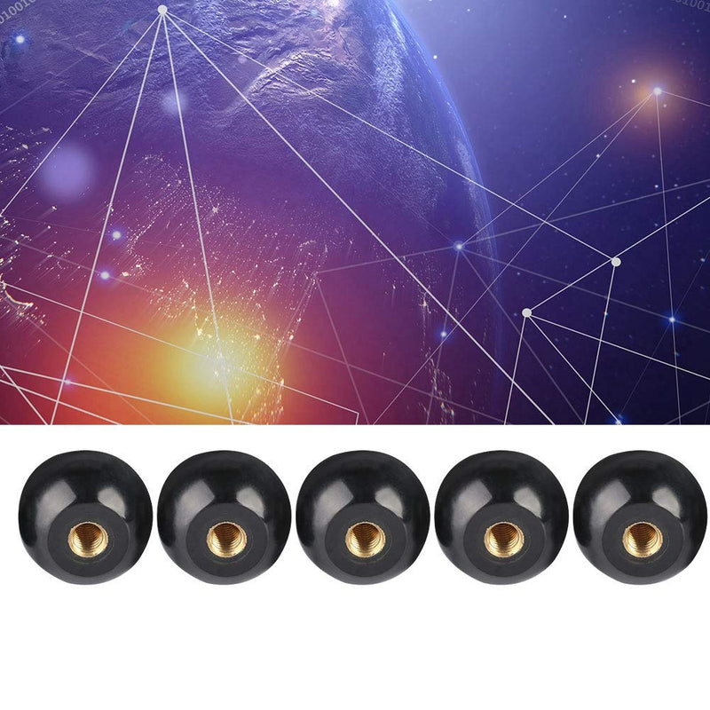 [Australia - AusPower] - Black Ball Lever Knob, 5Pcs Copper Core Control Knob, for Car Machine 