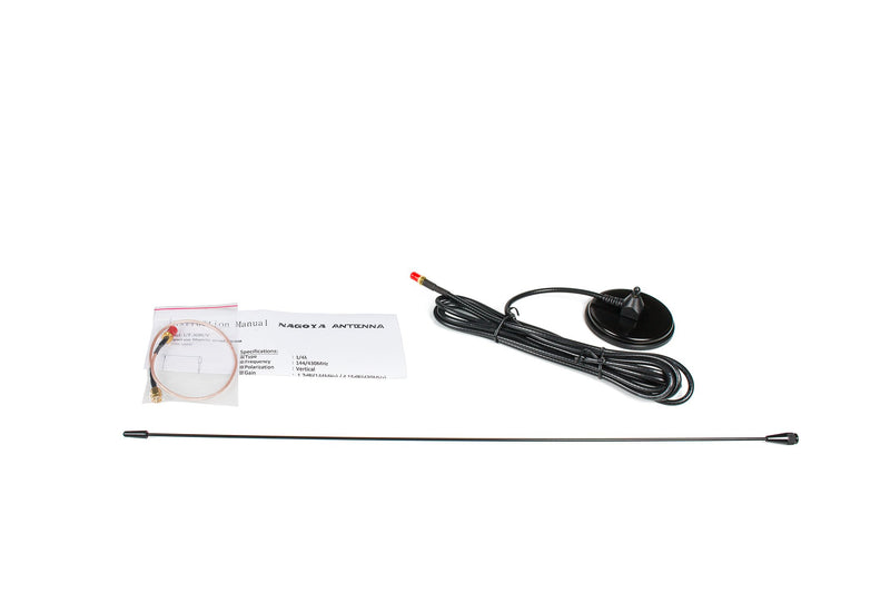 [Australia - AusPower] - Authentic Genuine Nagoya UT-308UV 21-Inch Magnetic Mount VHF/UHF (144/430Mhz) Antenna SMA-Female for BTECH and BaoFeng Radios Base / Mobile Antenna UT-308UV SMA VHF/UHF 