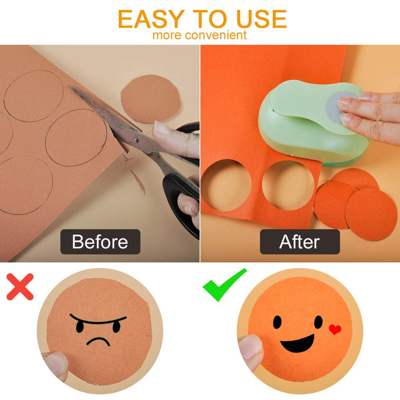 [Australia - AusPower] - UCEC 2 Inch Paper Punch, DIY Handmade Craft Punch Shape Circle Punch Great for Crafting Scrapbooking Cards Arts Fun Projects 