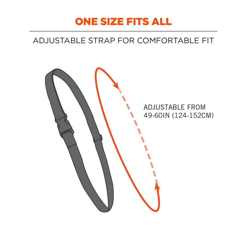 [Australia - AusPower] - Ergodyne Squids 3137 Barcode Scanner Padded Harness, Sling Style, Tethering Lanyard for Bar Code Scanners , Black 