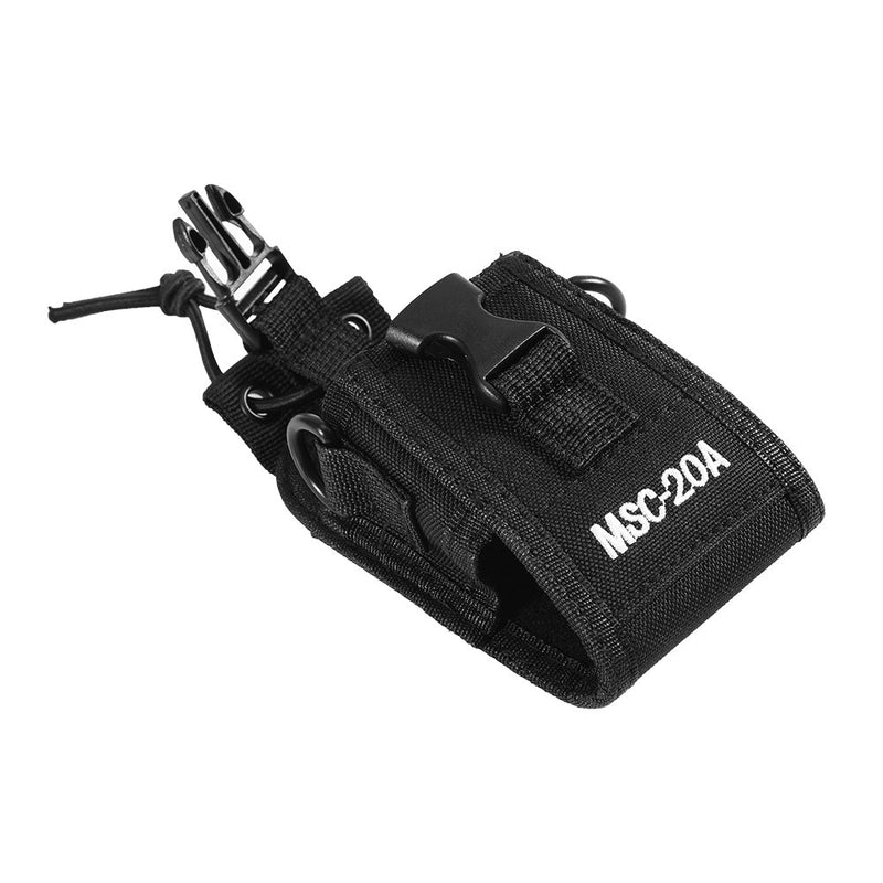[Australia - AusPower] - 3 PCS Universal Walkie Talkie Nylon Belt Case Bag with Adjustable Shoulder Strap Two Way Radio Holder Holster Case MSC-20A for Kenwood/Motorola/ HYT Two-Way Radio 