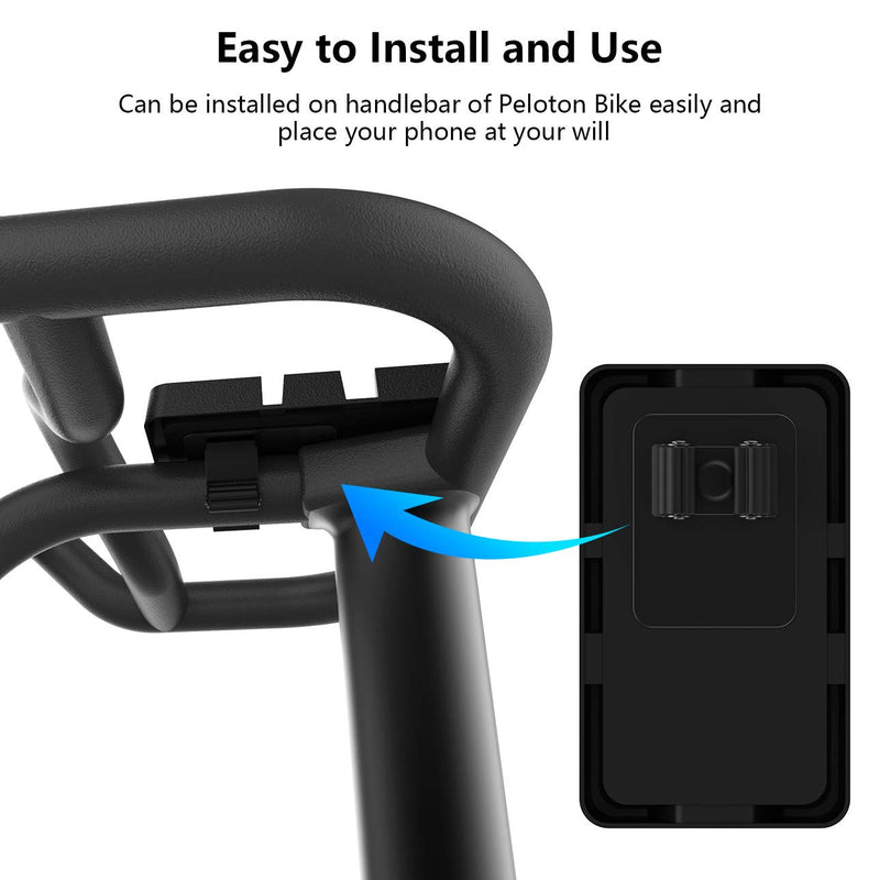 [Australia - AusPower] - Handlebar Anti-Slippery Phone Mount Bracket Holder for Peloton Bike and Peloton Bike + 