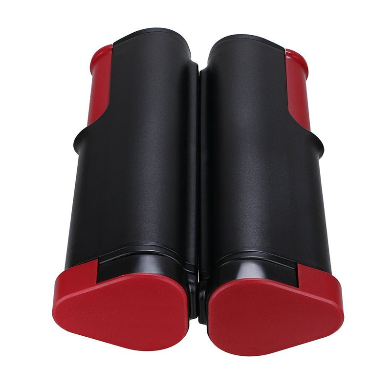 [Australia - AusPower] - Hipiwe Retractable Table Tennis Net Replacement, Ping Pong Net and Post with PVC Storage Bag, 6 Feet(1.8M, Fits Tables Up to 2.0 inch 5.0 cm Black 
