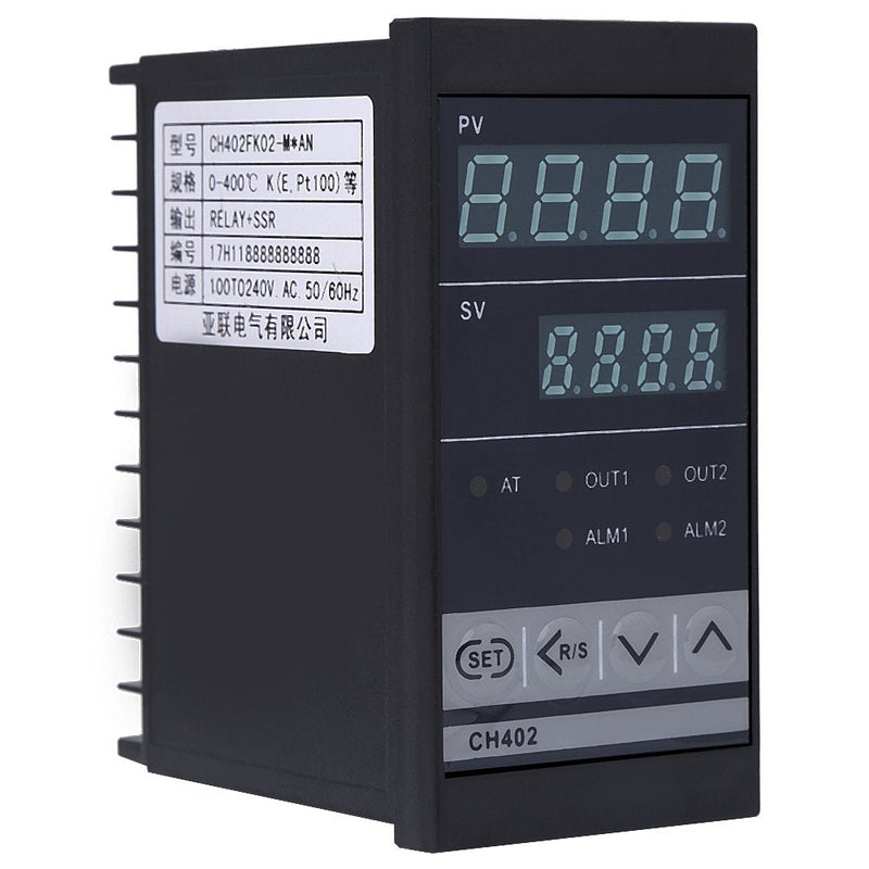 [Australia - AusPower] - CH402 AC85-264V High Precision Smart PID Temperature Controller Thermostat Relay TC/RTD Input 