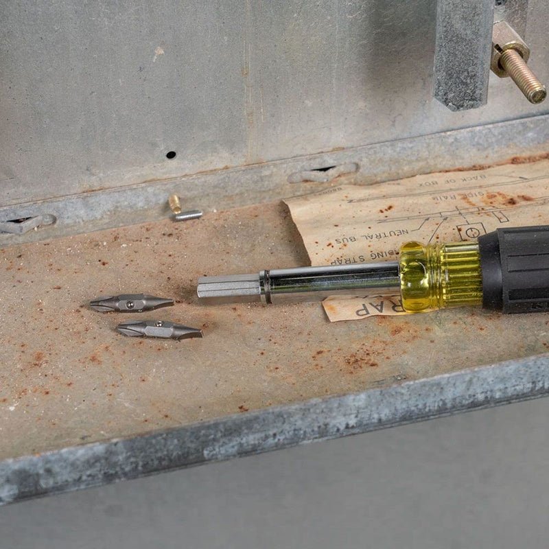 [Australia - AusPower] - Klein Tools 32483 Bit for 11-in-1 and 10-in-1 Klein Screwdriver Nut Driver, #2 Phillips, 1/4-Inch Slotted #2 Phillips, 1/4" Slotted 