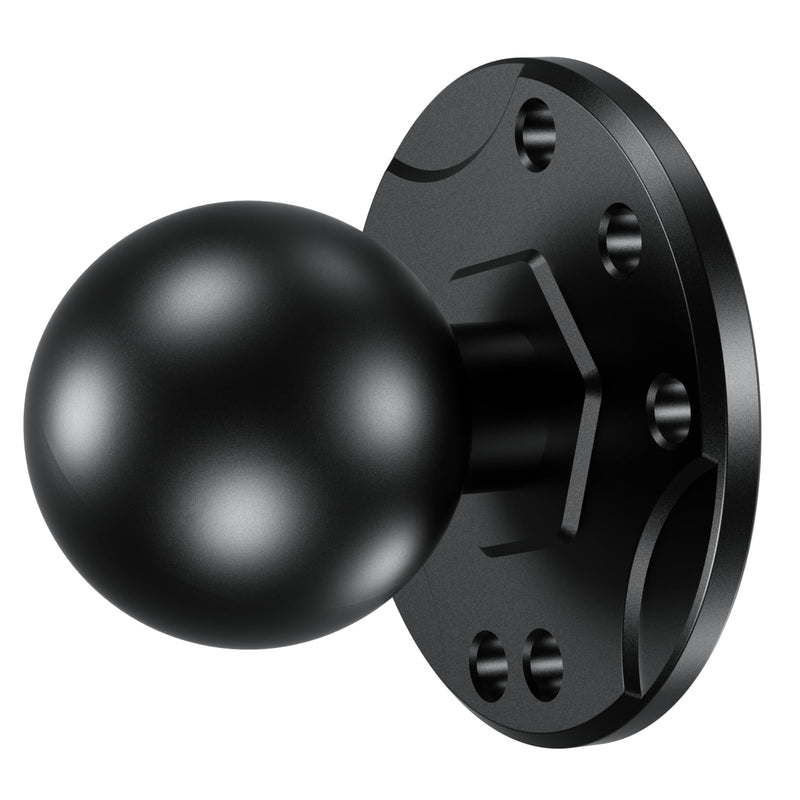 [Australia - AusPower] - BRCOVAN 2 PCS, 1.5'' Ball Mount Base with Aluminum Alloy AMPS Hole Round Plate & 1.5'' TPU Ball Adapter Compatible with RAM Mounts C Size 1.5 Inch Ball Double Socket Arm 