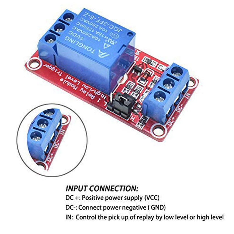[Australia - AusPower] - 5v Relay Board Relay Module 1 Channel Opto-Isolated High or Low Level Trigger 5v Relay Module 1 Channel 