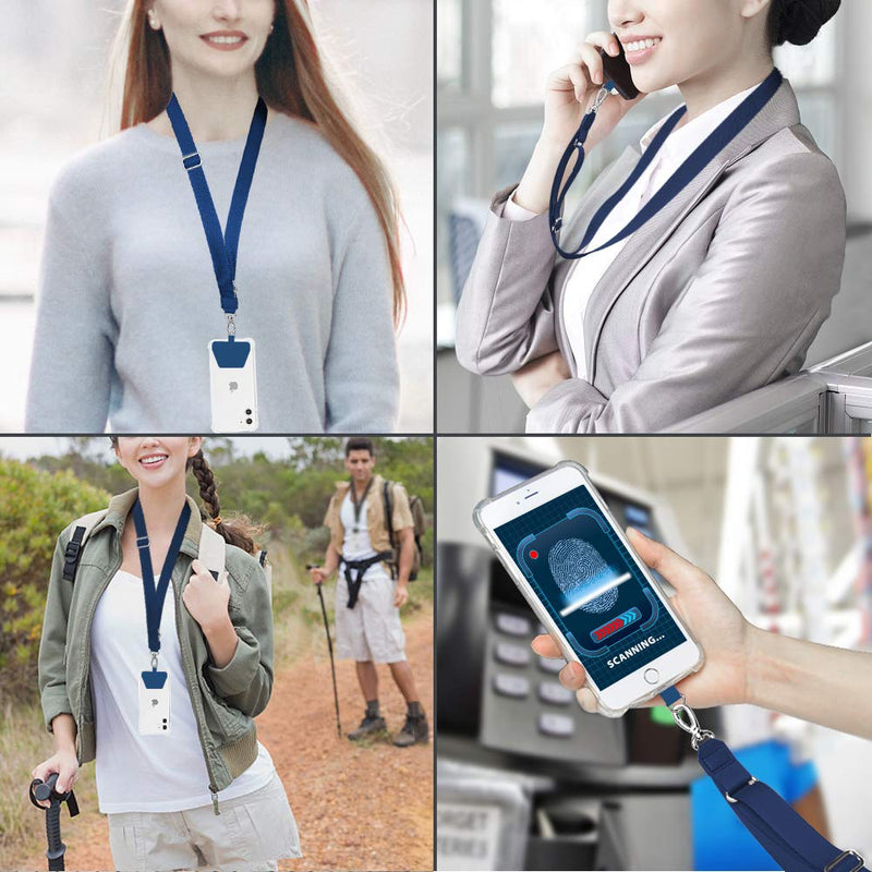 [Australia - AusPower] - Phone Lanyard, Cell Phone Lanyard Wrist Strap Universal for Any Smartphones Blue 