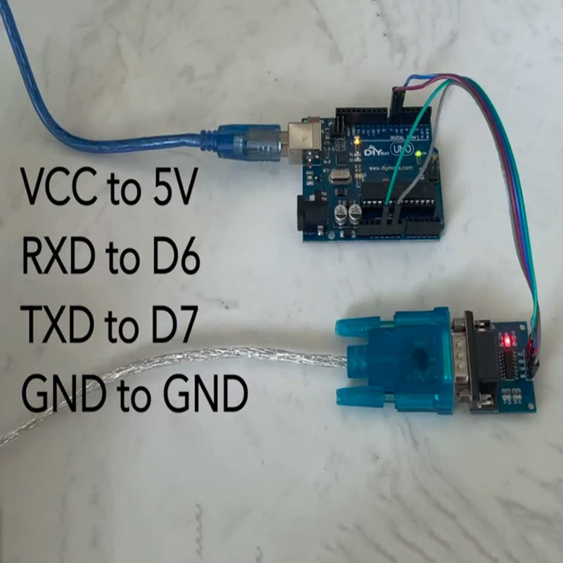 [Australia - AusPower] - MAX3232 RS232 to TTL Serial Port Converter Module DB9 Connector for STC STM32 NXP DVD DVD Set-top Box Upgrade Hard Disk Radio（Pack of 10） 