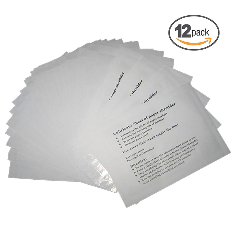 [Australia - AusPower] - VANRA Shredder Lubricant Sheets (Pack of 12) Pack of 12 