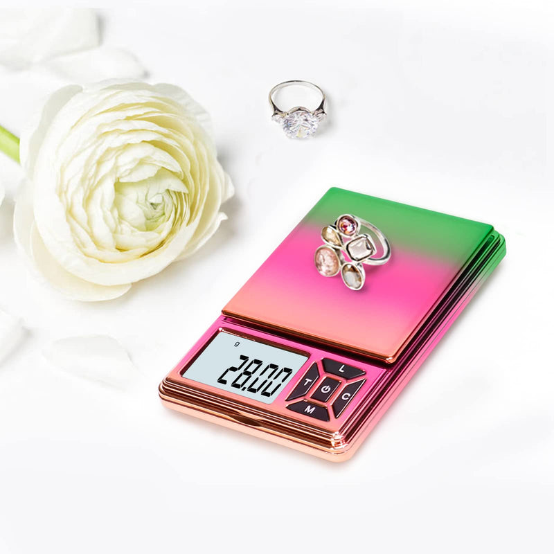 [Australia - AusPower] - GRAM PRES Digital Pocket Scale 300g/0.01g, Small Digital Scales Grams and Ounces, Herb Scale, Jewelry Scale, Portable Travel Food Scale Gold 