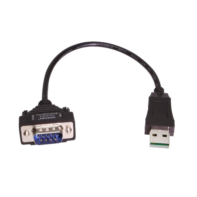 [Australia - AusPower] - Gearmo USB to RS-232 Serial Adapter DB9-8 Inch Short Cable 