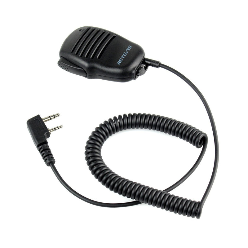 [Australia - AusPower] - Retevis 2 Way Radio Speaker Mic for Baofeng UV-5R UV-82 Retevis RT22 RT21 RT19 H-777 H-777S RT15 RT22S RT68 RT27 RT21V Walkie Talkies Shoulder Mic with 3.5MM Audio Jack (5 Pack) 