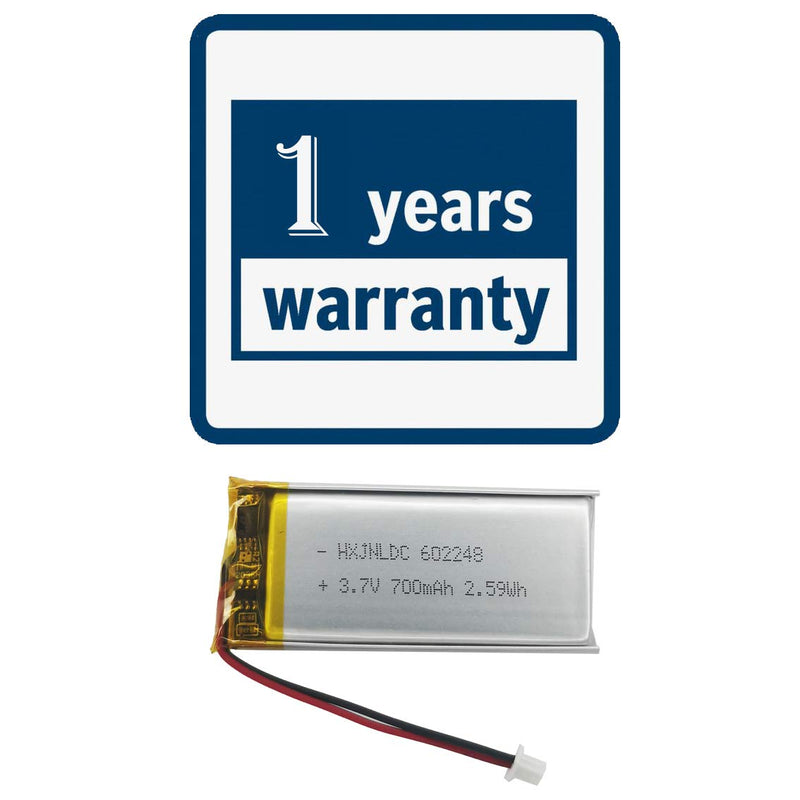 [Australia - AusPower] - 602248 3.7v Battery 700mAh for Sena SMH10 SMH10R SMH10D SMH10-11 SR10 Bluetooth Headset Battery Replacement fits Motorcycles Bluetooth Headset Intercom Built-in Battery 2PACK 