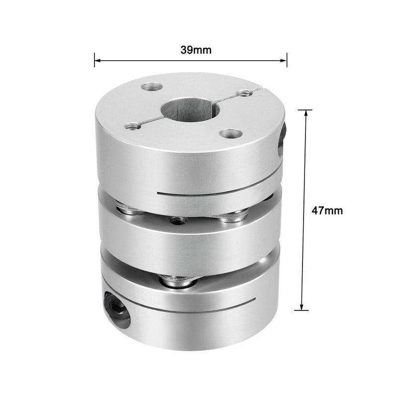 [Australia - AusPower] - uxcell 14mmx17mm Clamp Tight Motor Shaft 2 Diaphragm Coupling Coupler 14-17mm 