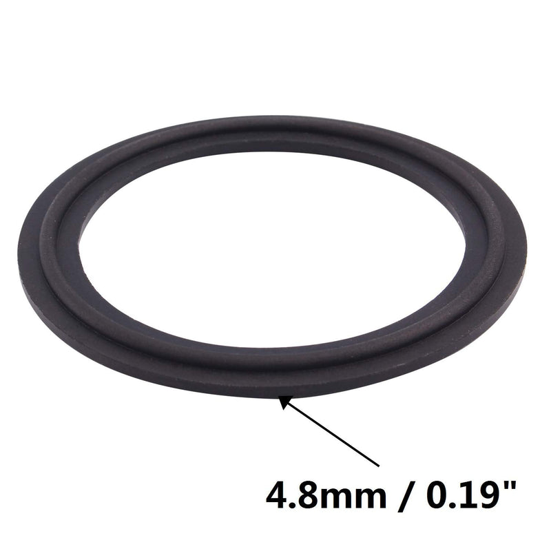 [Australia - AusPower] - DERNORD 2" Buna-N (NBR) Sanitary Gasket Fits Tri-Clover Type Ferrule (Pack of 5) Pack of 5 