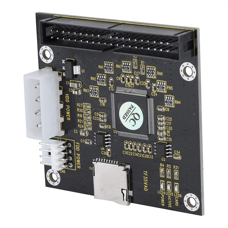 [Australia - AusPower] - SD ,SDHC ,SDXC ,MMC to IDE 40Pin 3.5in Male Memory Card Adapter , Mute Four Legged Computer Power Connector for DOS ,Linux ,Windows MMC System Specification 2.0 , etc 