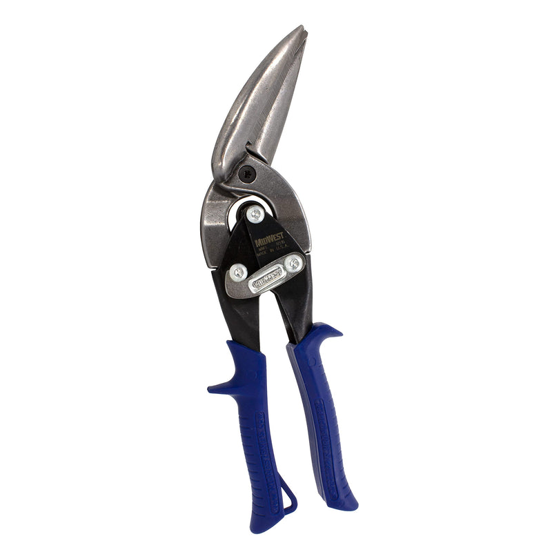 [Australia - AusPower] - MIDWEST Power Cutters Long Cut Snip - Straight Cut Offset Tin Cutting Shears with Forged Blade & KUSH'N-POWER Comfort Grips - MWT-6516 