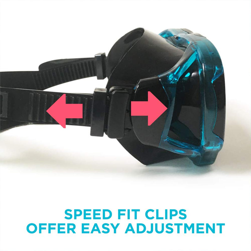 [Australia - AusPower] - Berallo Kids Snorkel Gear Diving Mask Anti-Fog and Anti-Leak Swimming Goggles Snorkeling Glasses Waterproof Durable Tempered Glass Mask for Children 5 - 12 Age 