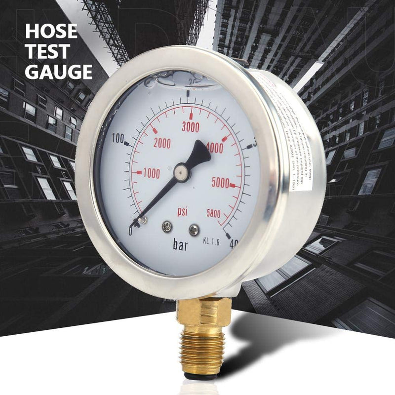 [Australia - AusPower] - Hydraulic Hose Test Coupling kit, Digital Hydraulic Pressure Test Gauge Coupling M162-BSP1/4 + 0~400BAR/6000PSI Gauge+ 1.5m Hose 