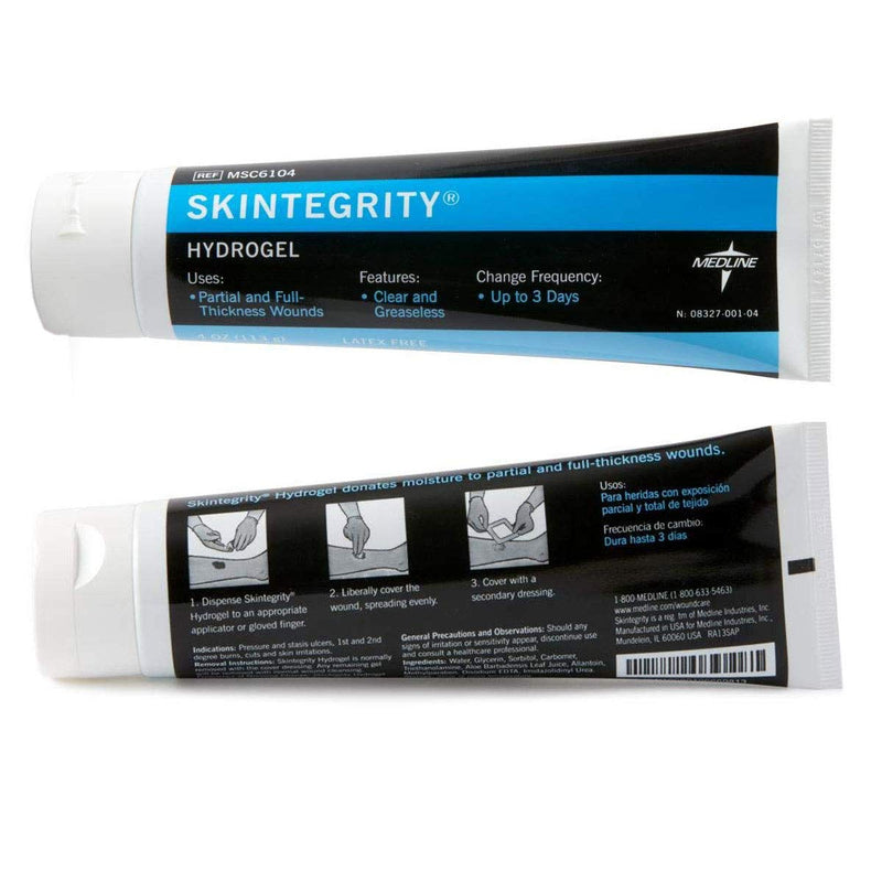 [Australia - AusPower] - Medline Skintegrity Hydrogel (4 Ounce Tube) (2) 