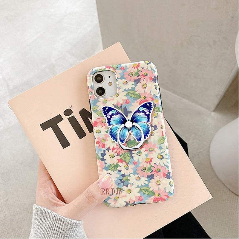 [Australia - AusPower] - Phone Ring Holder Stand,Butterfly Phone Ring Kickstand Holder 360 Rotation Finger Ring Stand Phone Grip Compatible with iPhone,Samsung,LG,Sony,HTC and More(2 Pack Butterfly Phone Ring Stand) 2 Pack Butterfly Phone Ring Stand 