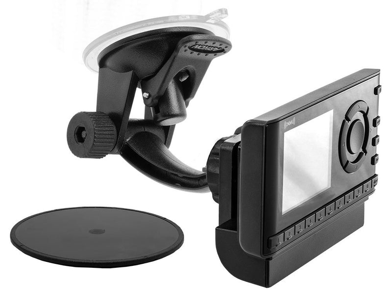 [Australia - AusPower] - ARKON Windshield Dash Suction Car Mount for XM and Sirius Satellite Radios Single T and AMPS Pattern Compatible, Black - SR114 