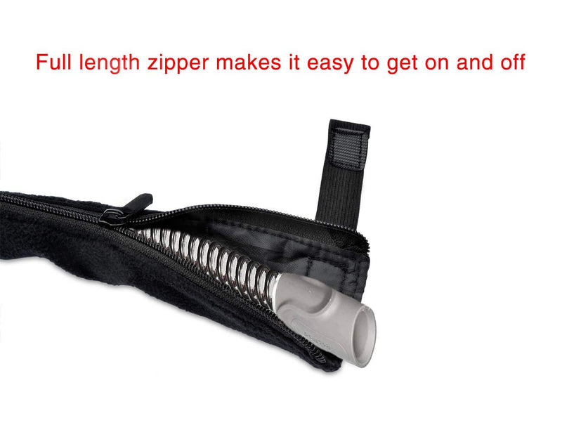 [Australia - AusPower] - iGuerburn 6Ft 4in ResMed CPAP Hose Cover BiPAP APAP ClimateLineAir ClimateLine Max Heated Tubing CPAP Supplies Wrap Fleece Tube CPAP Accessories - Keeping Cats from Attacking Hose - No Tube Included 6.3ft Resmed hose cover 