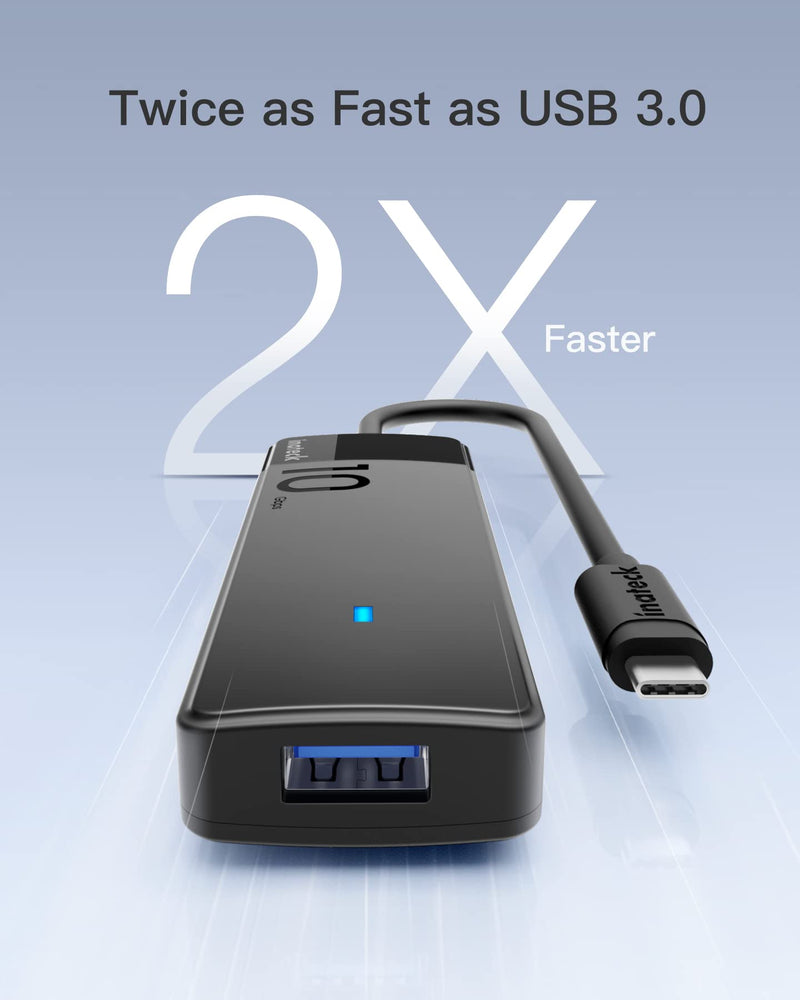 [Australia - AusPower] - Inateck USB 3.2 Gen 2 Speed, USB C to USB Hub with 4 USB A Ports, HB2025 